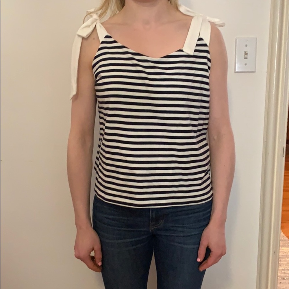 J. Crew tie top